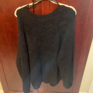 Black eyelit sweater - never been worn!!